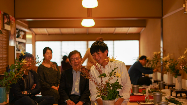 IKEBANA CLASS in Kyoto